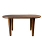 HSM Collection - Ovaler Beistelltisch Tide - 90x50x43 - Braun - Mango