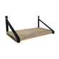 HSM Collection-Wandregal -50x25x20-Natur/Schwarz-Mango/Metall