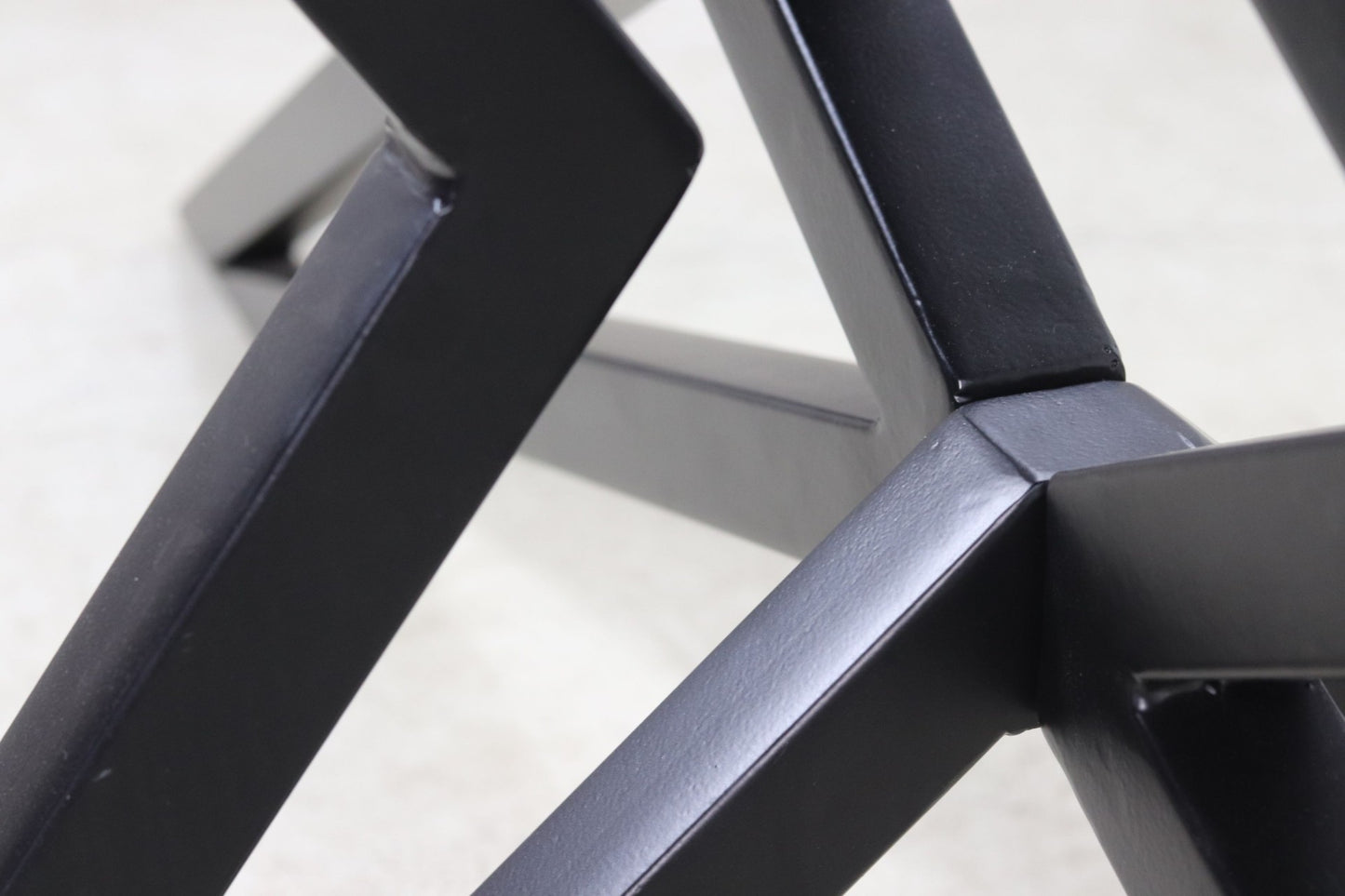 HSM Collection-Tischgestell Spider-80x80x72 (40x40mm)-Schwarz-Metall
