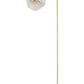 Stehlampe 45x28x160 cm RAKEL antikes Bronze + rauchig