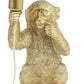 Tischlampe Affe - Gold - 19,5x20x34cm