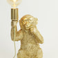 Tischlampe Affe - Gold - 19,5x20x34cm