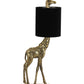 Tischlampe Giraffe - Gold/Schwarz - 26x16x61cm