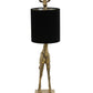 Tischlampe Giraffe - Gold/Schwarz - 26x16x61cm