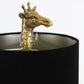 Tischlampe Giraffe - Gold/Schwarz - 26x16x61cm