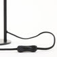 Tischlampe Mette - Schwarz - 24x20x43cm