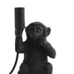 Tischlampe Affe - Schwarz - 13x12,5x23,5cm
