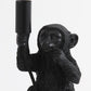 Tischlampe Affe - Schwarz - 13x12,5x23,5cm