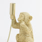 Tischlampe Affe - Gold - 13x12,5x23,5cm