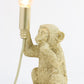 Tischlampe Affe - Gold - 13x12,5x23,5cm