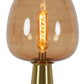 Tischlampe Maysony - Braun - Ø40cm