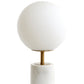Tischlampe Medina - Weiß - Ø25cm