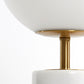 Tischlampe Medina - Weiß - Ø25cm