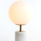 Tischlampe Medina - Weiß - Ø25cm