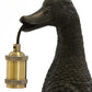 Tischlampe Duck - Schwarz - 23,5x23x48,5cm