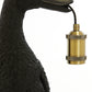 Tischlampe Duck - Schwarz - 23,5x23x48,5cm