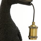 Tischlampe Duck - Schwarz - 23,5x23x48,5cm
