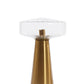 Tischlampe Pleat - Glas/Gold - Ø30cm