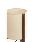 Tischlampe Litto - Dunkelbraun - Ø22cm