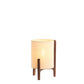 Tischlampe Litto - Dunkelbraun - Ø22cm