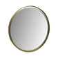 HSM Kollektion - Runder Spiegel - 50X2X50 - Gold - Metall