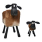 HSM Collection-Schaap Shawn Klein-32x14x32-Sortiert/Schwarz-Ziegenleder/Teak