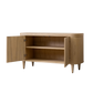 HSM Collection-Sideboard Dune 2 Door-140x50x77,5-Natur-Eiche