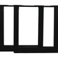 HSM Collection-Tafelpoot Modell U S/2-70x10x72 (75x75 mm)-Schwarz-Metall