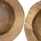 HSM Collection-Fruchtschale Klein S/2-ø20-27x6-10-Natur-Teak