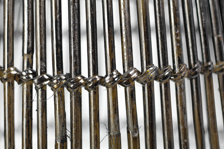 HSM Collection-Hängelampe-ø50x56-Schwarz-Rattan
