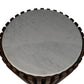 HSM Kollektion-Runder Beistelltisch-ø60x60-Braun/Weiß-Mango/Marmor
