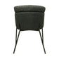 HSM Collection-Esszimmerstuhl Luca S/2-57x60x81-Anthrazit/Schwarz-Stoff/Metall
