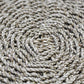 HSM Kollektion-Teppich -ø100-Natur-Raffia/Seegras