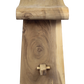 HSM Collection-Rechteckiger Hocker Rondo-50x30x47-Natur-Munggur