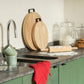 Schneidebrett rund /Holz/ Klein