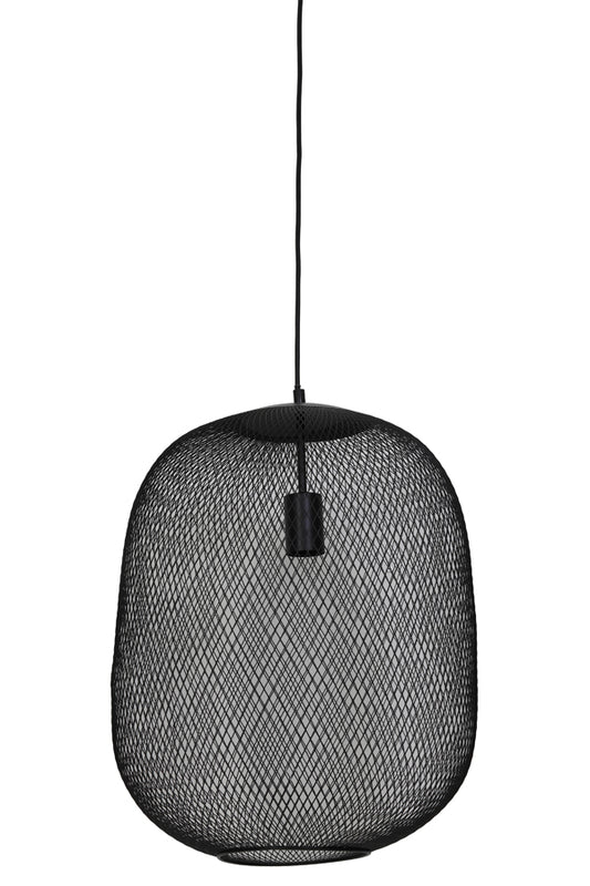 Pendelleuchte Reilley - Schwarz - Ø40cm