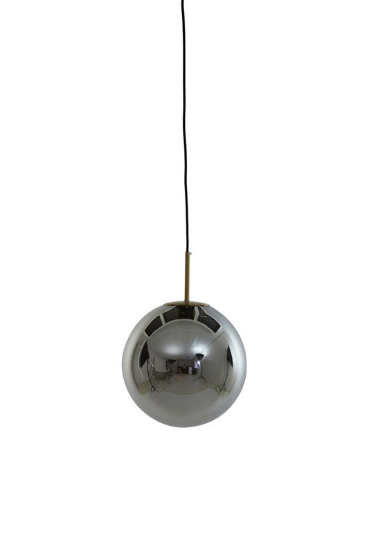 Pendelleuchte Medina - Rauchglas - Ø30cm