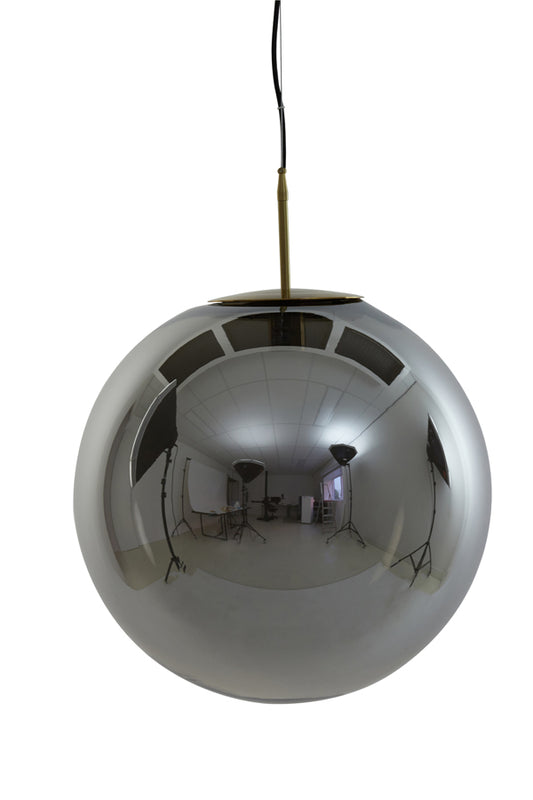 Pendelleuchte Medina - Rauchglas - Ø48cm