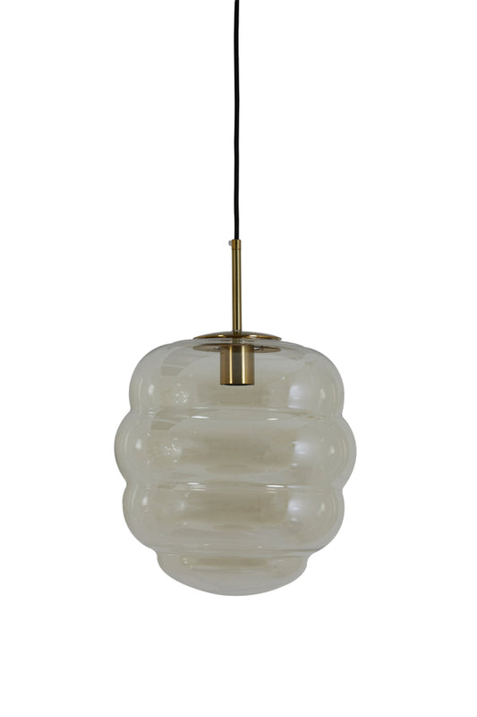 Pendelleuchte Misty - Rauchglas - 30x30x37cm