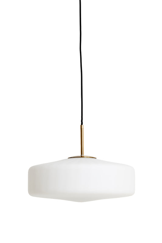 Hängelampe Pleat - Weiß - Ø30cm