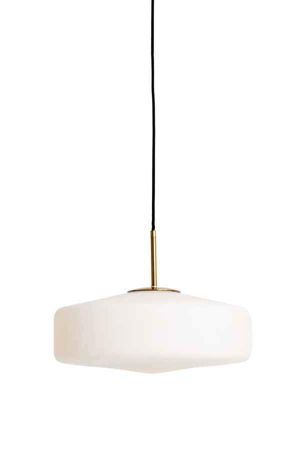 Hängelampe Pleat - Weiß - Ø30cm