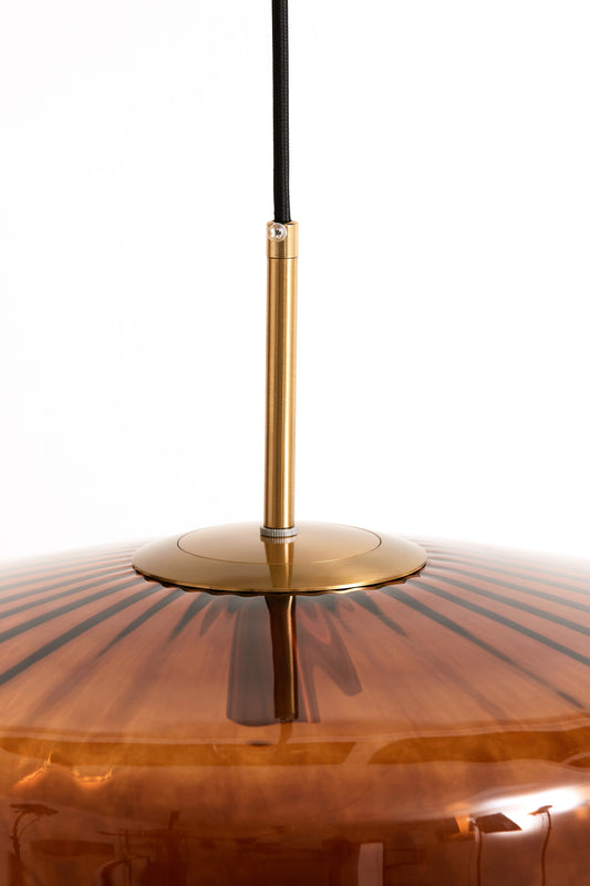 Hängelampe Pleat - Antik Braun - Ø30cm