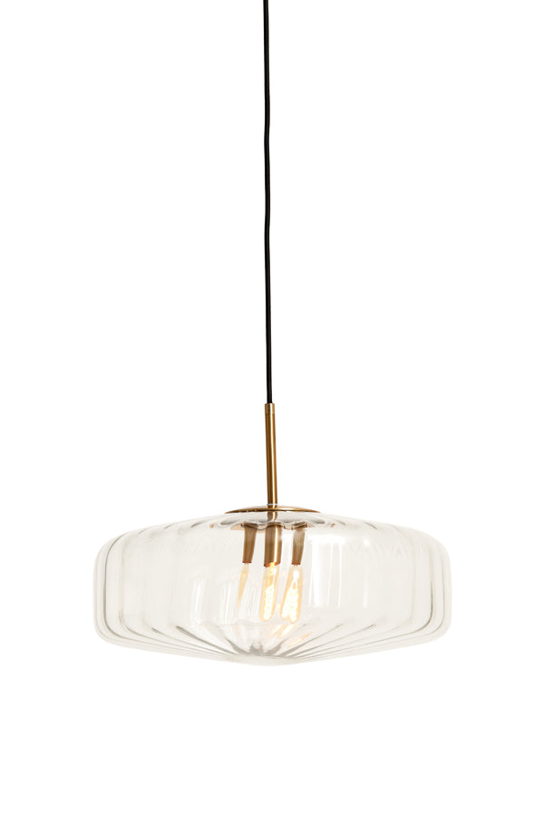 Hängelampe Pleat - Glas - Ø30cm
