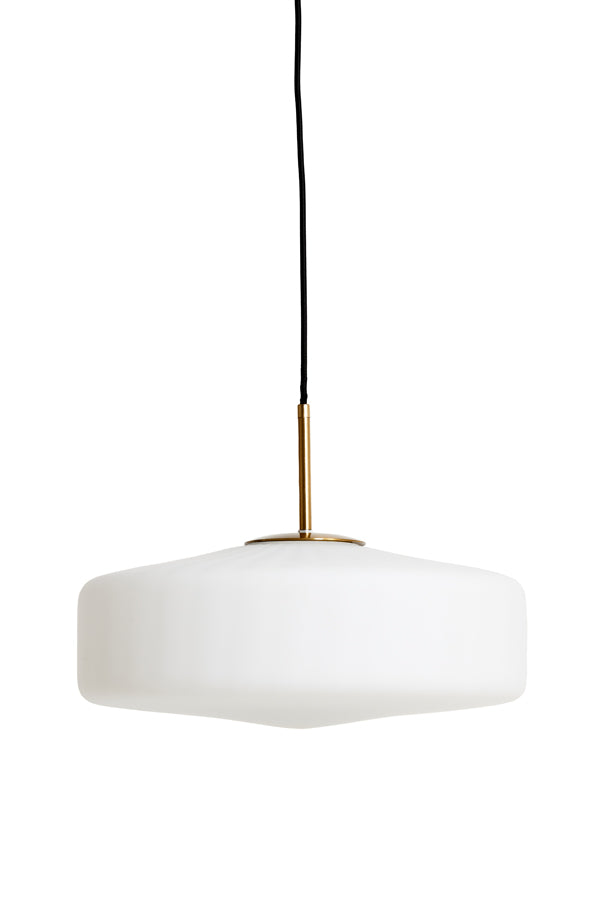 Hängelampe Pleat - Weiß - Ø40cm