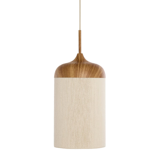 Pendelleuchte Dania - Natur/Creme - Ø22cm