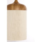 Pendelleuchte Dania - Natur/Creme - Ø22cm