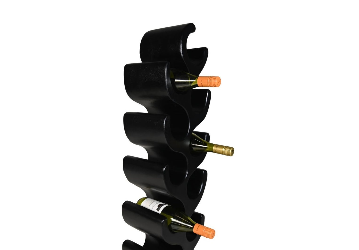 HSM Collection-Stand Weinregal Vins 12 Flaschen-29x20x95-Schwarz-Munggur
