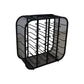 HSM Collection-Stand Weinregal 20 Flaschen-55x25x55-Schwarz-Metall
