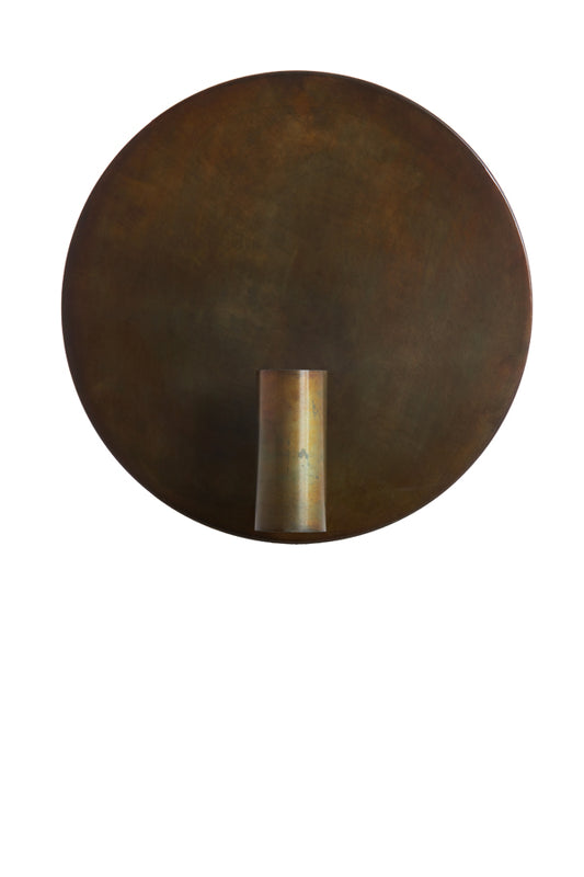 Wandlampe Disc - Gold-Grau - Ø30x18cm