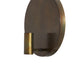 Wandlampe Disc - Gold-Grau - Ø30x18cm